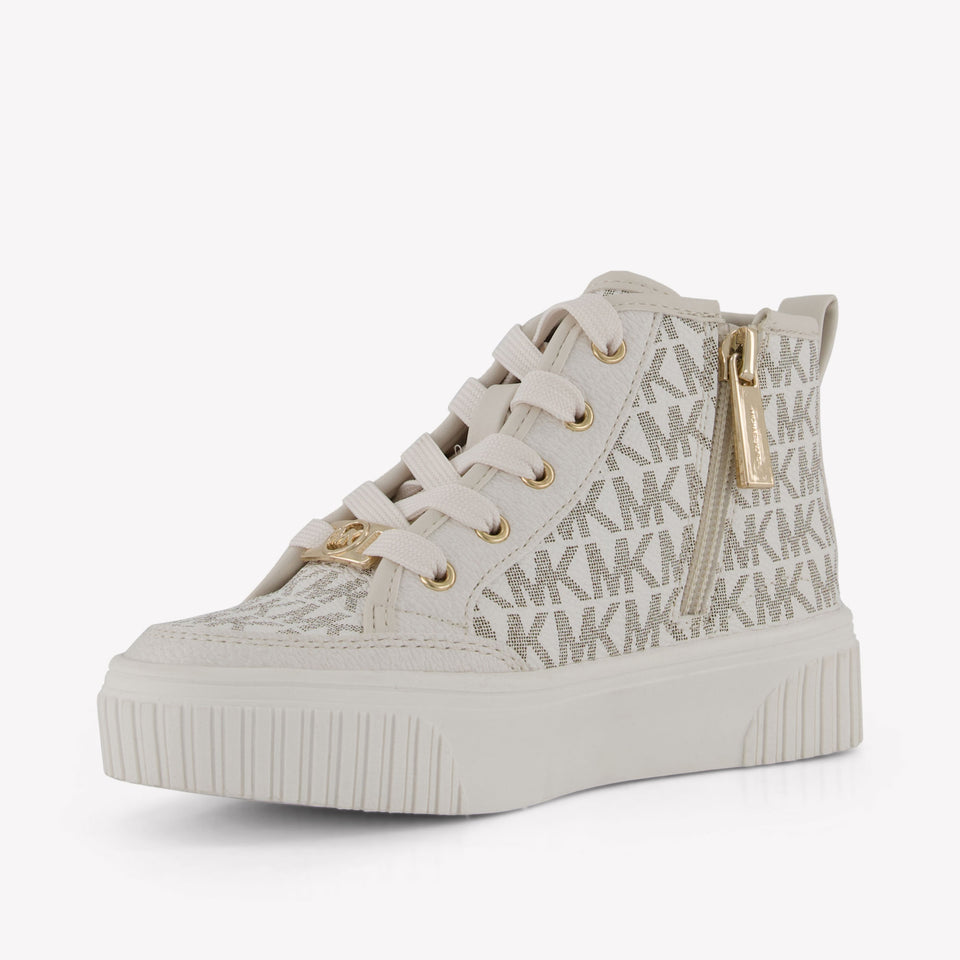 Michael Kors Shea Split Girls Sneakers  Offwhite