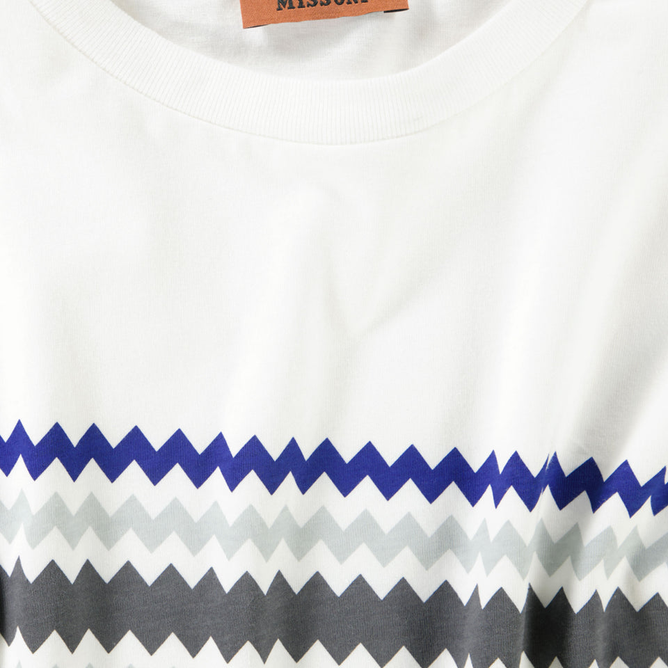 Missoni Kids Boys  T-Shirt White