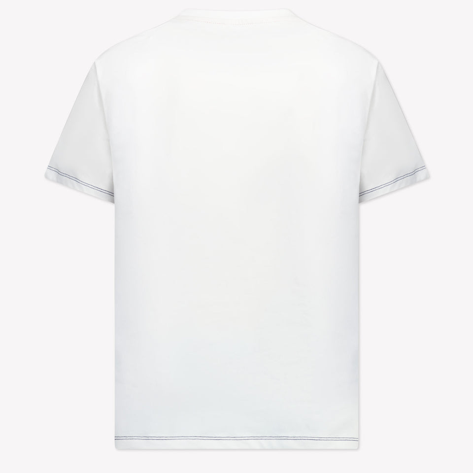Missoni Kinder Jongens T-Shirt In Wit