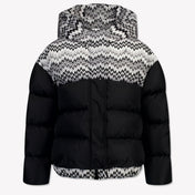 Missoni Kids Girls Winter Coat  Black