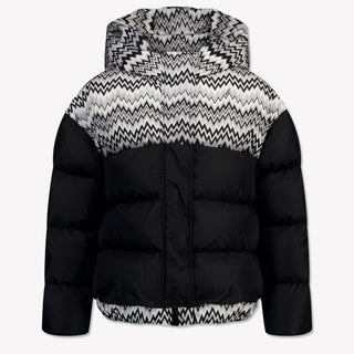 Missoni Kids Girls Winter Coat  Black