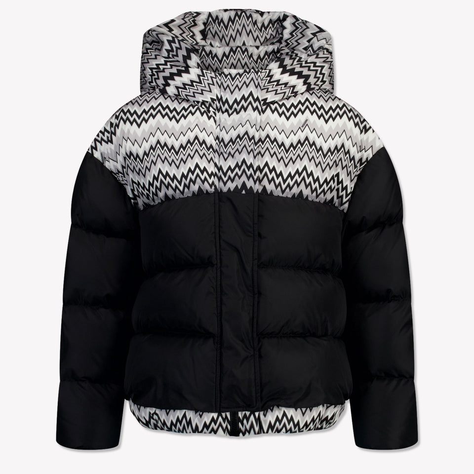Missoni Kids Girls Winter Coat  Black