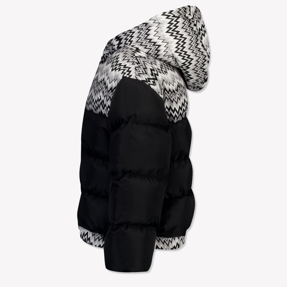 Missoni Kids Girls Winter Coat  Black