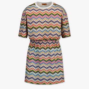 Missoni Kinder Meisjes Jurk In Fuchsia