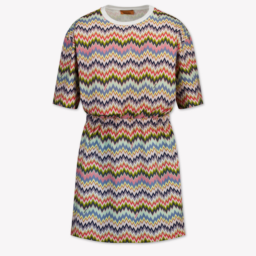 Missoni Kinder Meisjes Jurk In Fuchsia