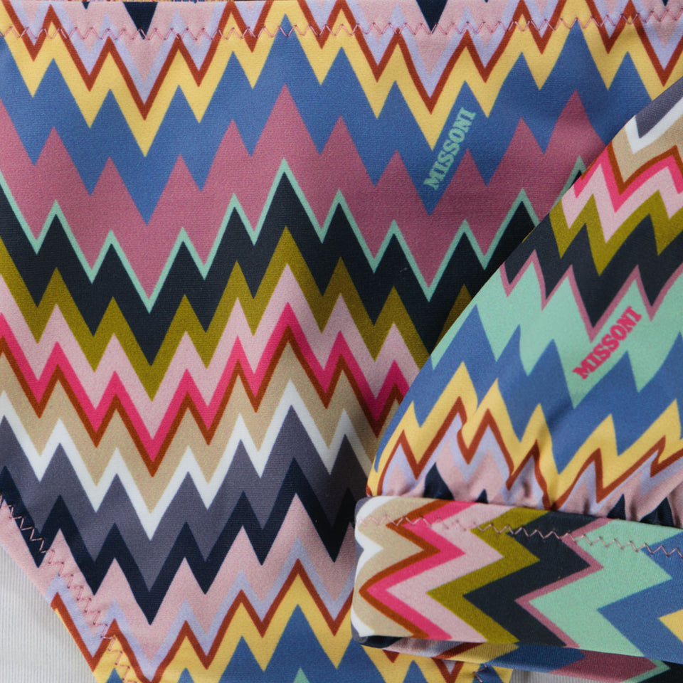 Missoni Kinder Meisjes Zwemkleding In Fuchsia
