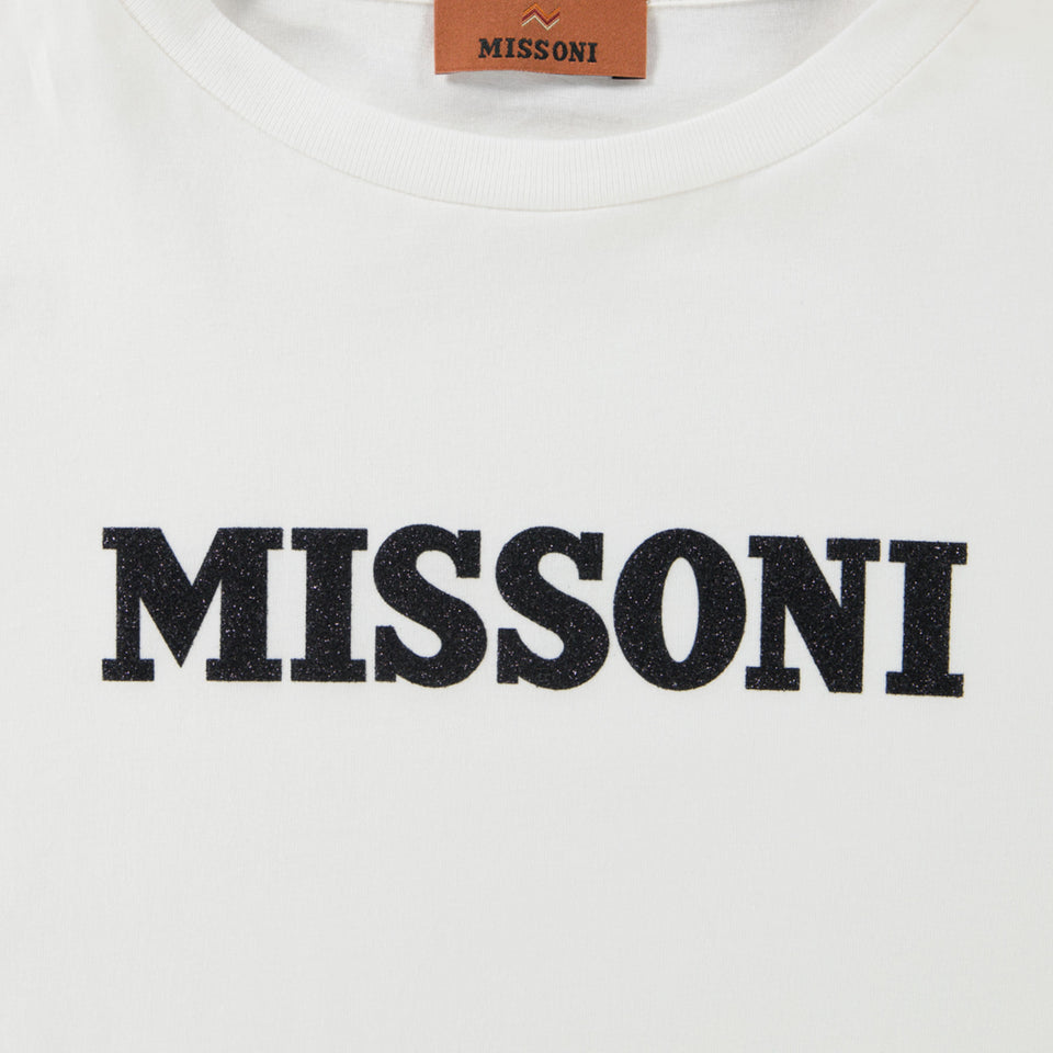 Missoni Kids Girls  T-Shirt White