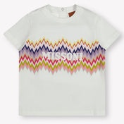 Missoni Baby Meisjes T-Shirt In Wit