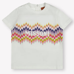 Missoni Baby Girls T-Shirt  White