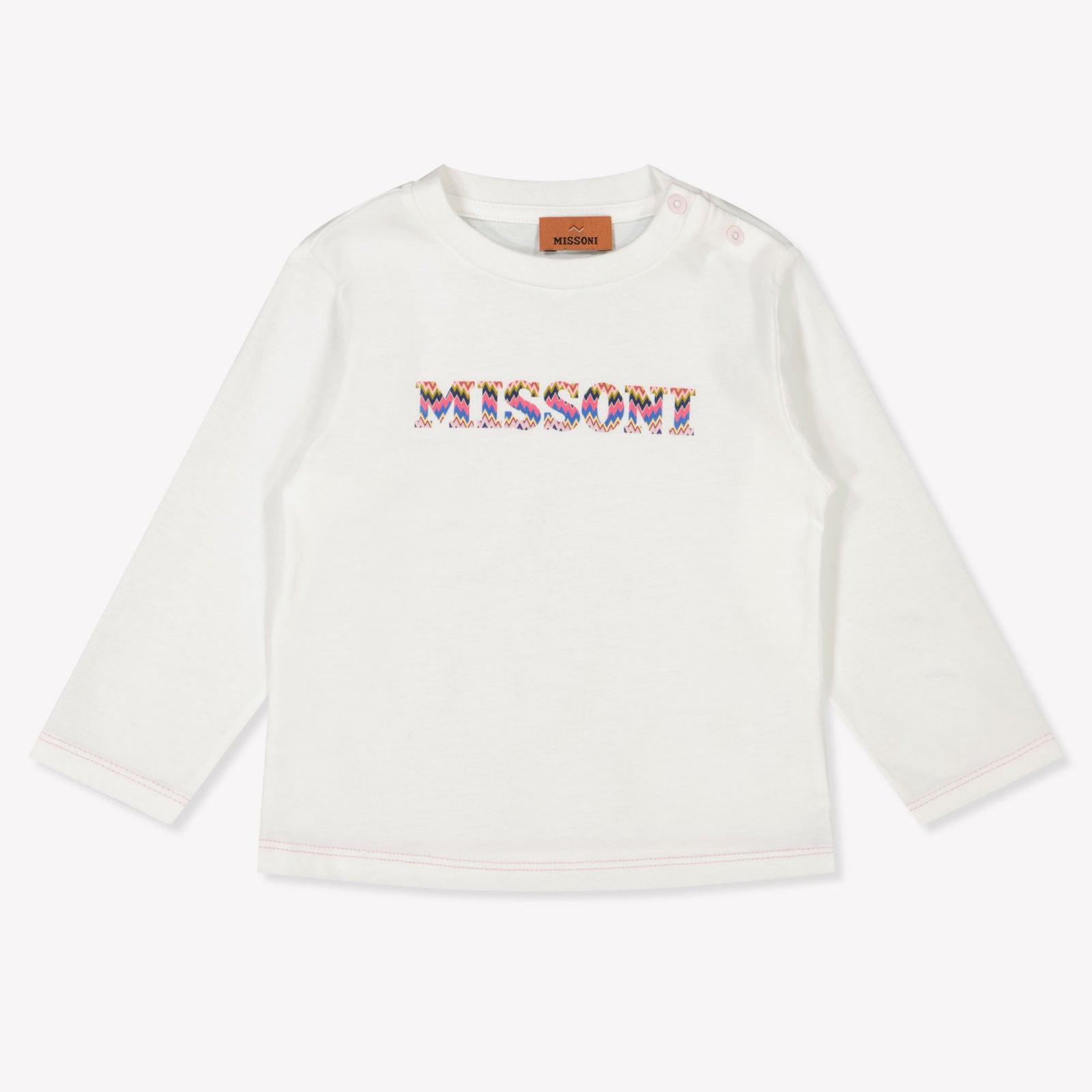 Missoni Baby Meisjes T-Shirt In Wit