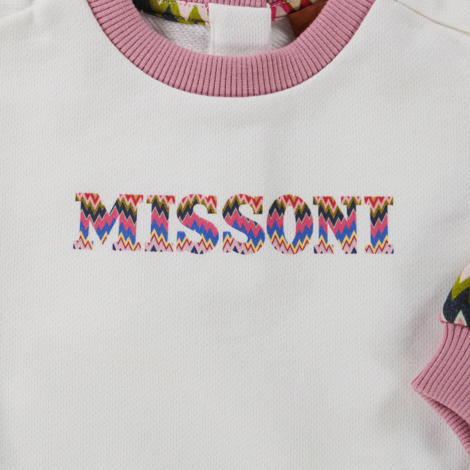 Missoni Baby Girls Sweater  White