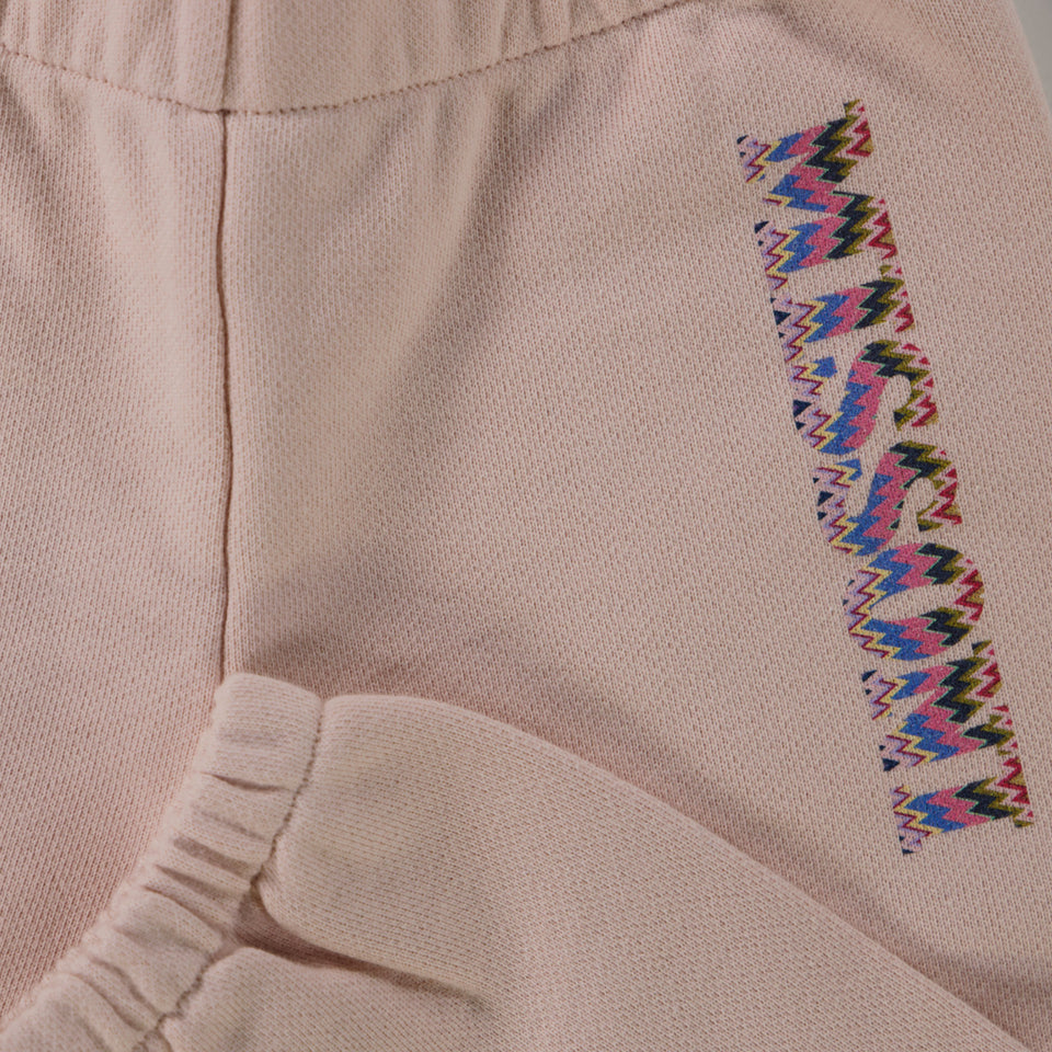 Missoni Baby Meisjes Broek In Roze