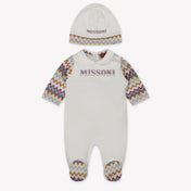 Missoni Baby Jongens Boxpakje In Wit