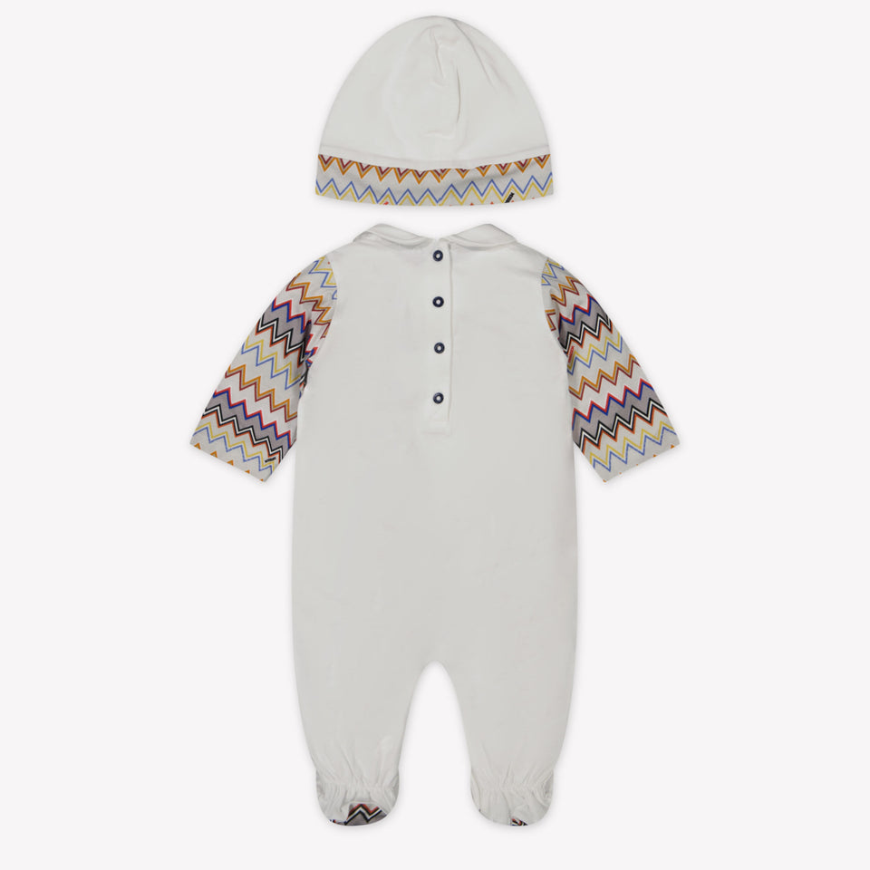 Missoni Baby Jongens Boxpakje In Wit