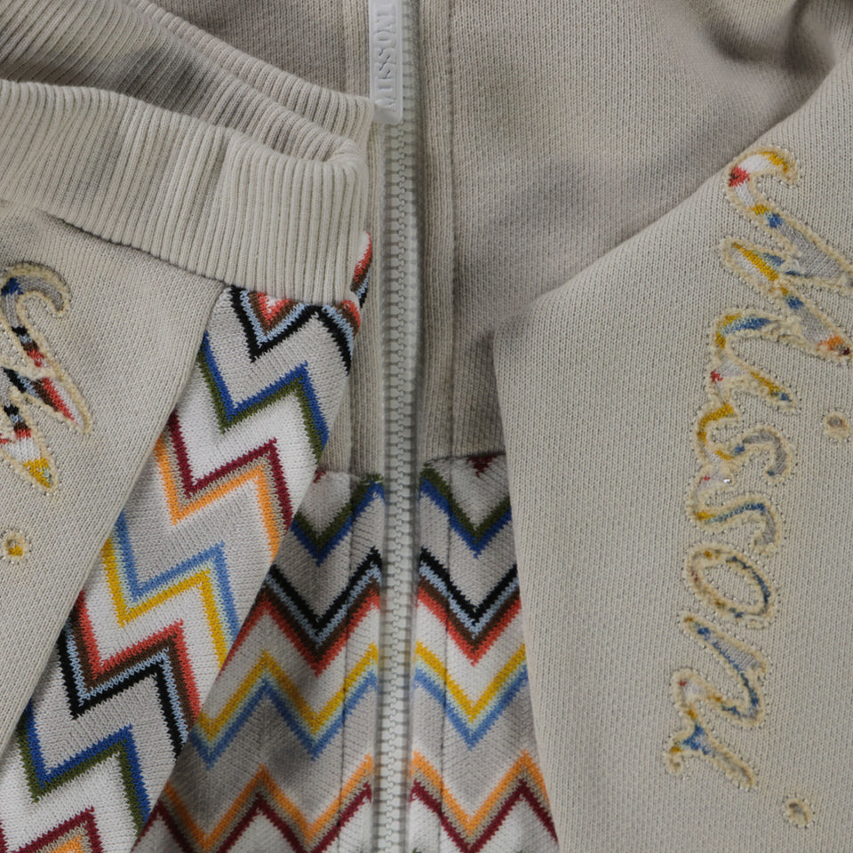 Missoni Baby Boys Tracksuit  Light Beige
