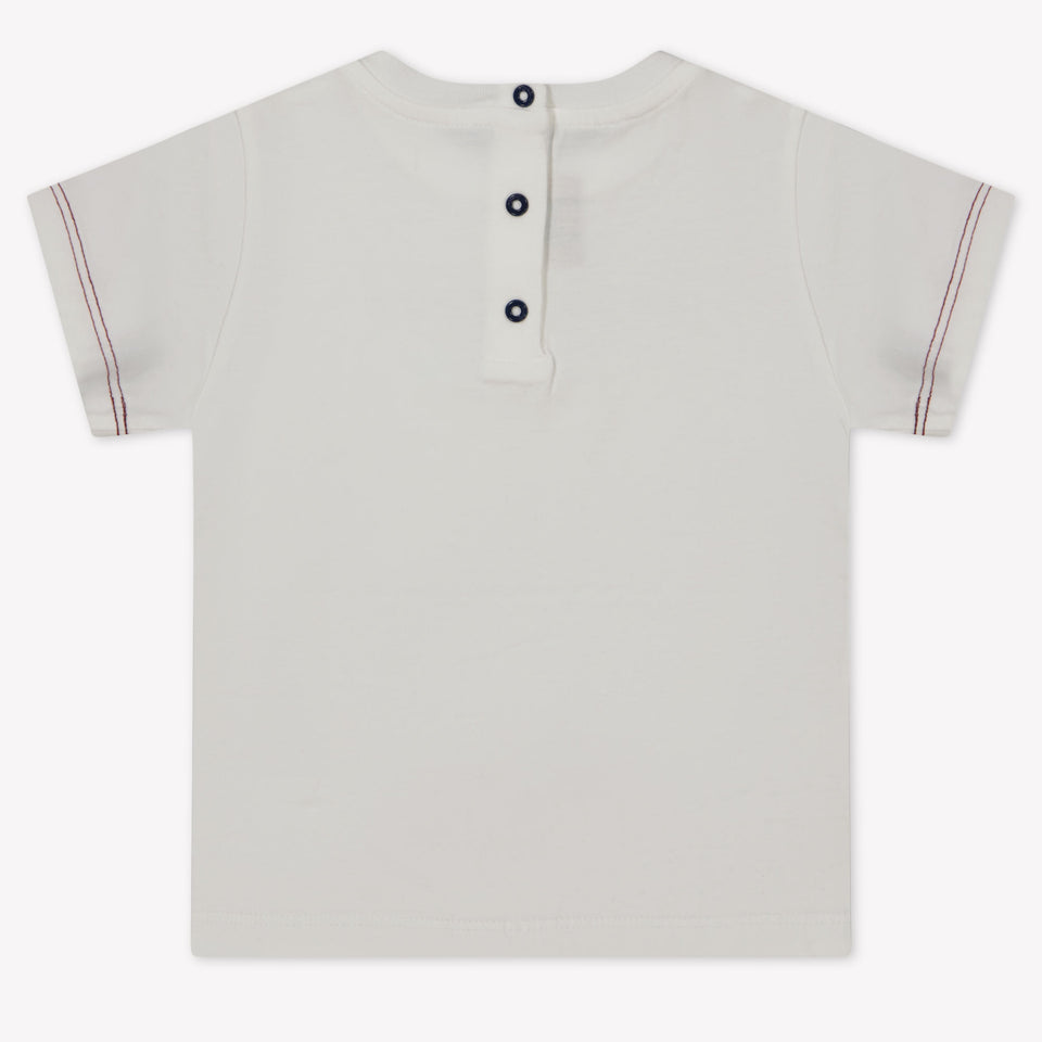 Missoni Baby Jongens T-Shirt In Wit