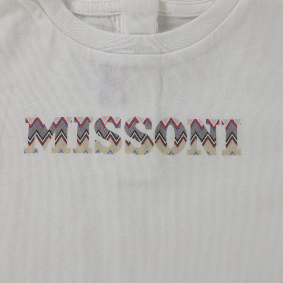 Missoni Baby Jongens T-Shirt In Wit