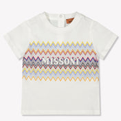 Missoni Baby Jongens T-Shirt In Wit