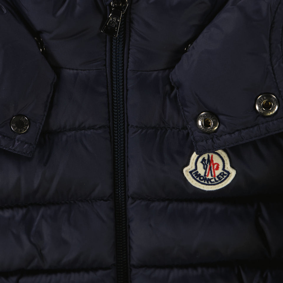 Moncler Jules Baby Jongens Winterjas In Navy