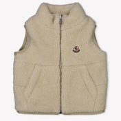 Moncler Ernst Baby Jongens Bodywarmer In Beige