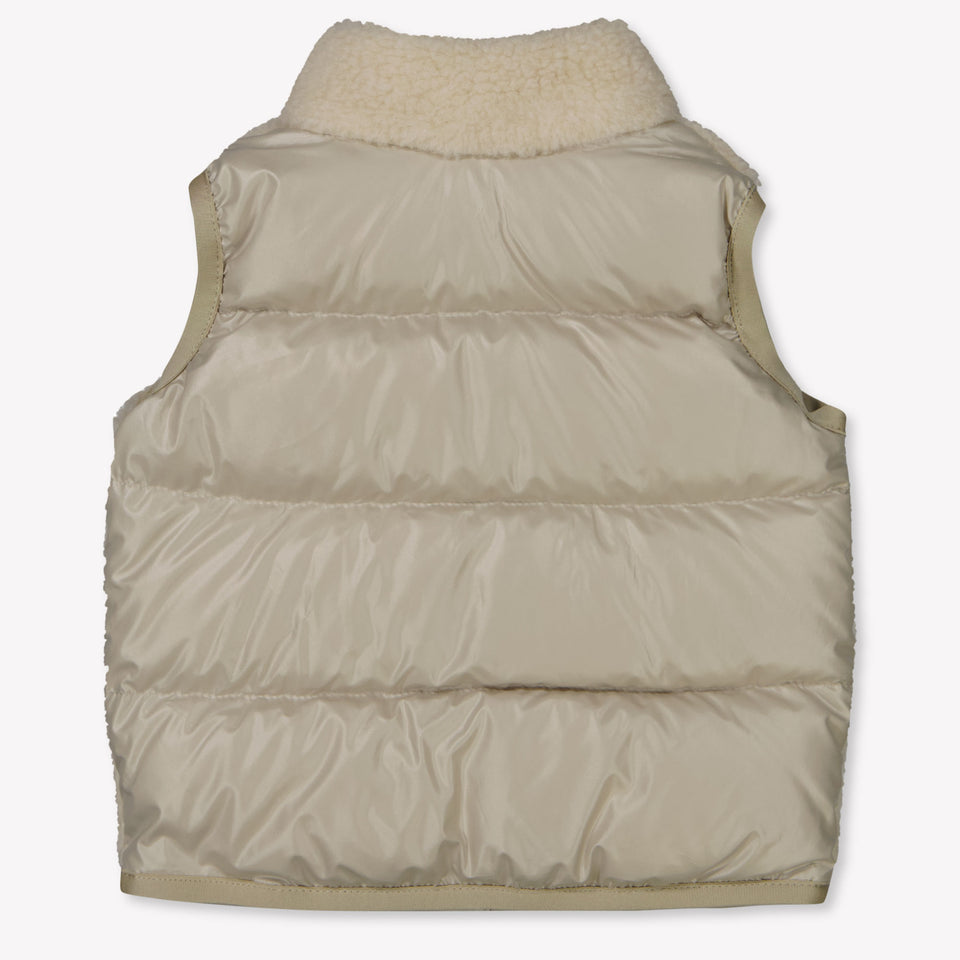 Moncler Ernst Baby Jongens Bodywarmer In Beige
