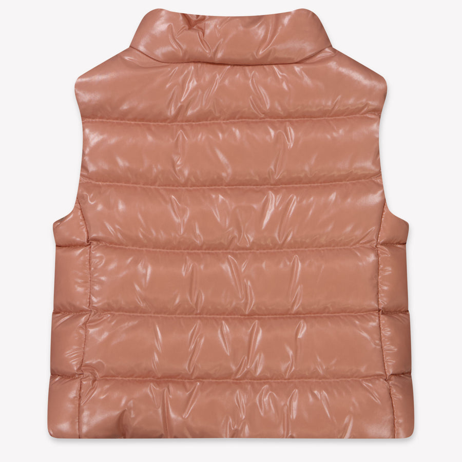 Moncler Ghany Baby Girls Body Warmer  Old Pink
