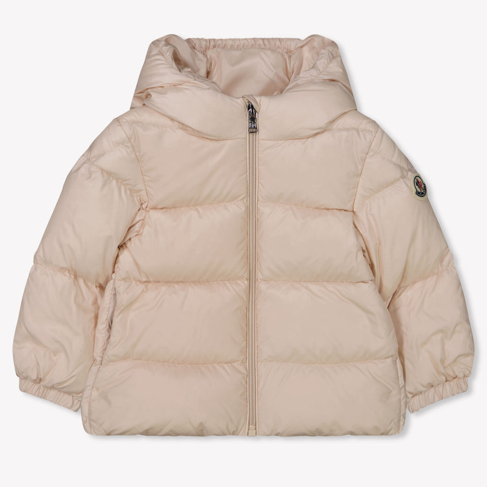 Moncler Sharon Baby Meisjes Winterjas In Licht Roze