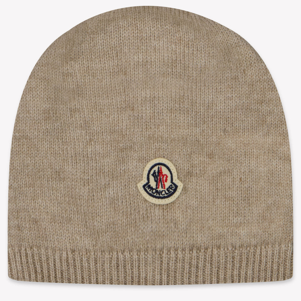 Moncler Baby Unisex Muts In Beige