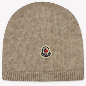 Moncler Baby Unisex Hat  Beige