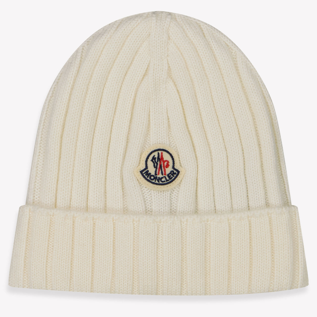 Moncler Baby Unisex Muts In Off White