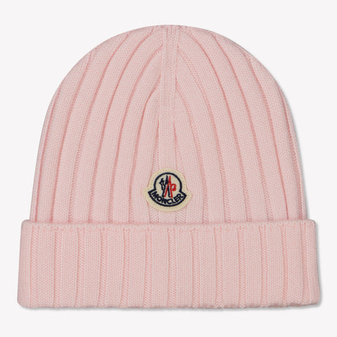 Moncler Baby Unisex Hat  Light Pink