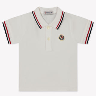 Moncler Baby Boys Polo  White