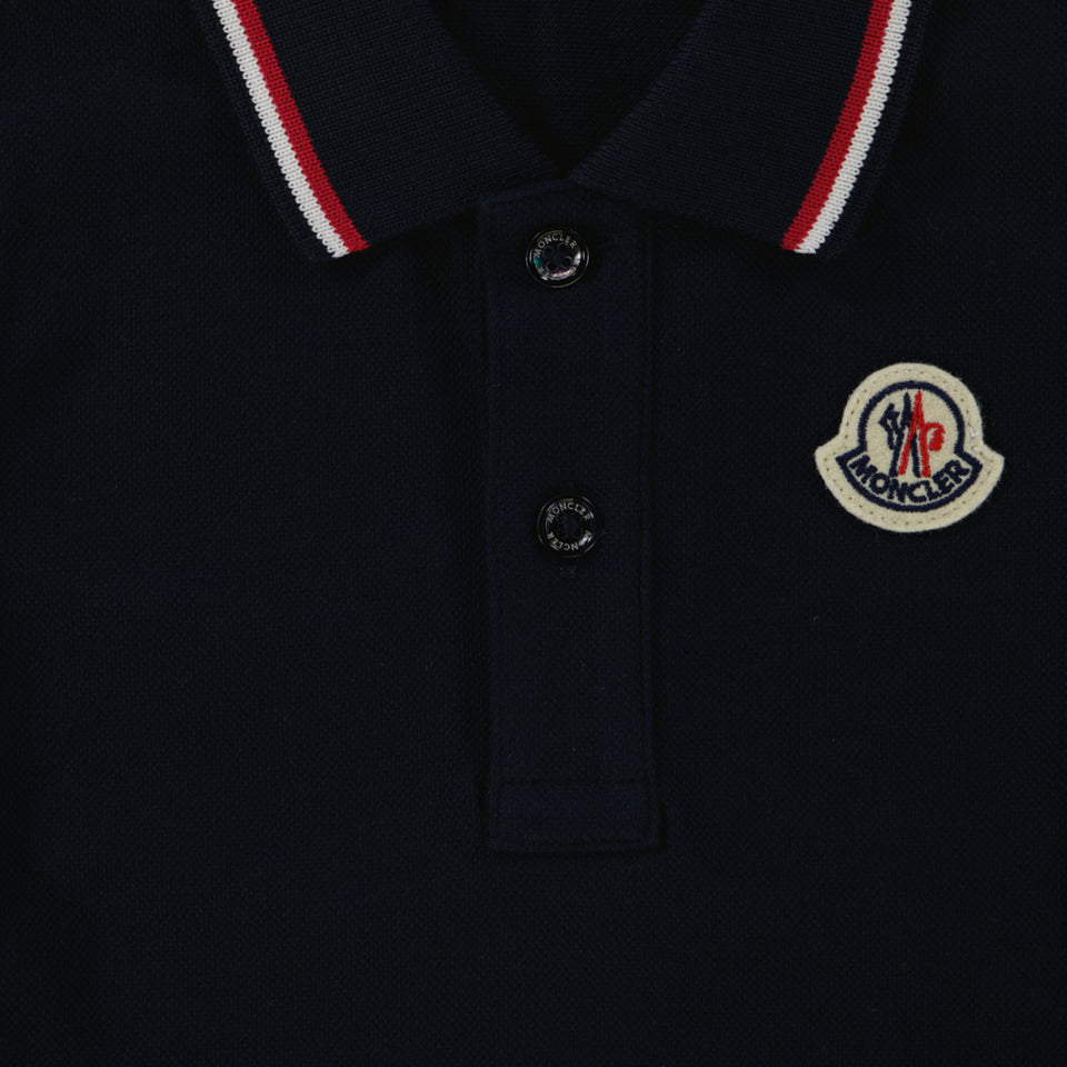 Moncler Baby Boys Polo  Navy