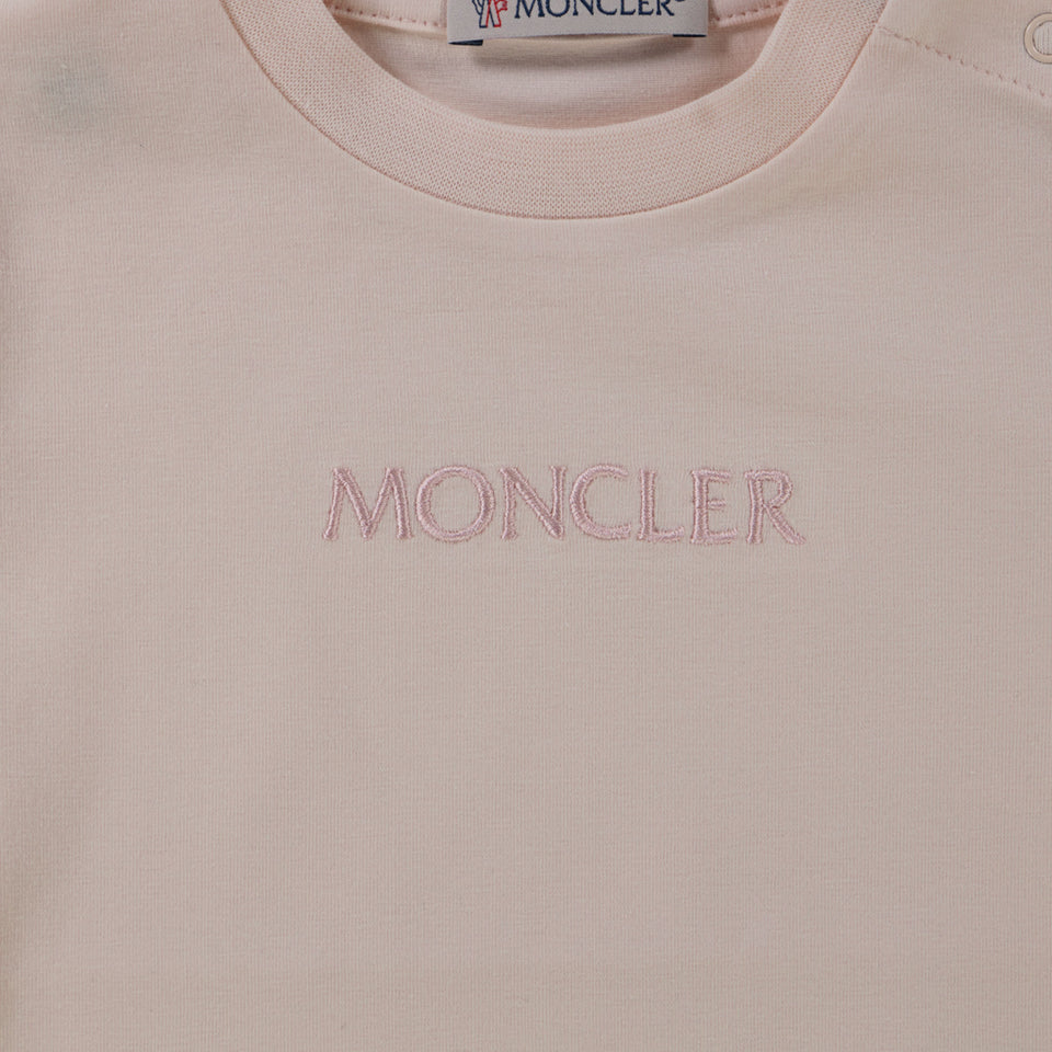 Moncler Baby Girls T-Shirt  Light Pink