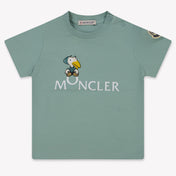 Moncler Baby Unisex T-Shirt In Mint