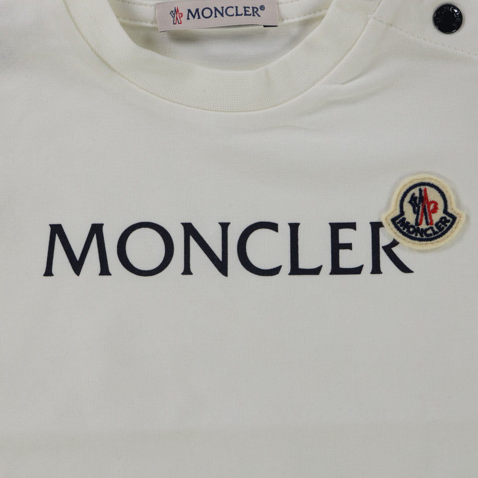 Moncler Baby Boys T-Shirt  White