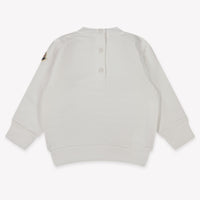 Moncler Baby Jongens Trui In Off White