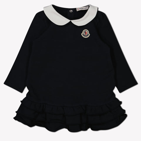 Moncler Baby Meisjes Jurk In Navy
