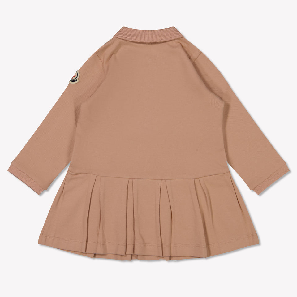 Moncler Baby Meisjes Jurk In Licht Roze