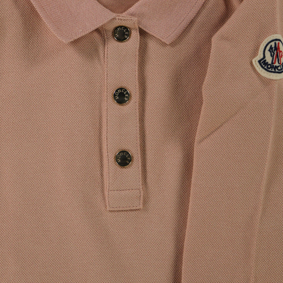 Moncler Baby Meisjes Jurk In Licht Roze