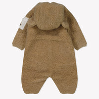 Moncler Baby Unisex Playsuit  Beige