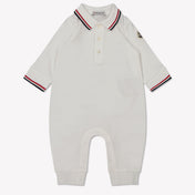 Moncler Baby Boys Playsuit  White
