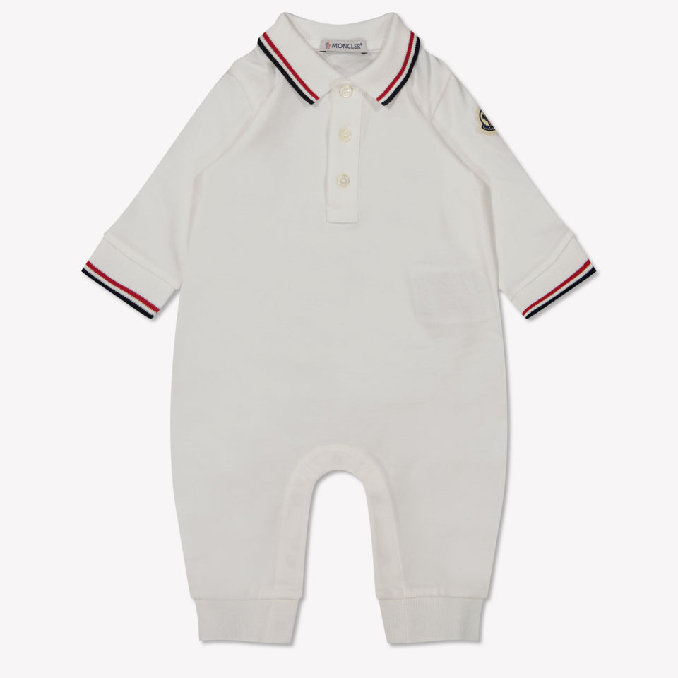 Moncler Baby Boys Playsuit  White