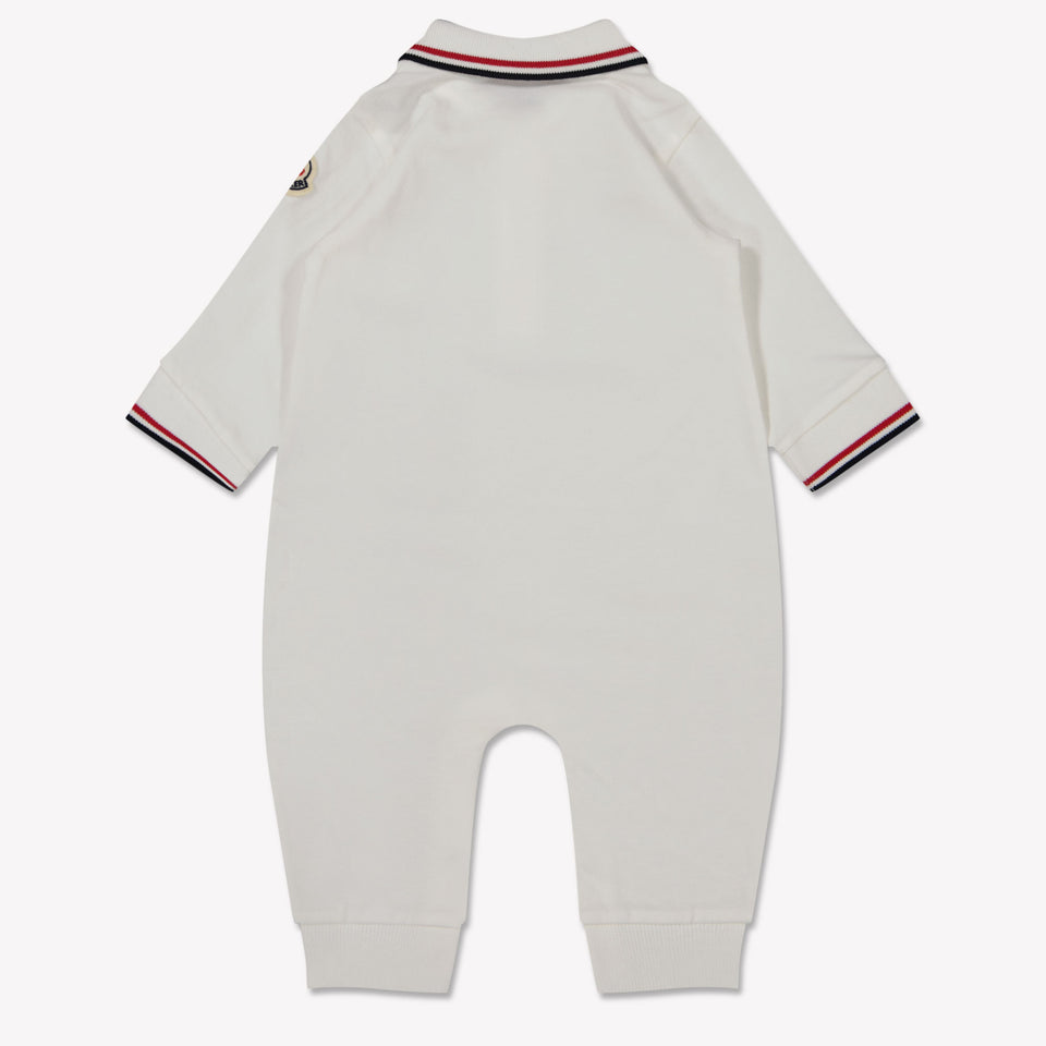 Moncler Baby Boys Playsuit  White
