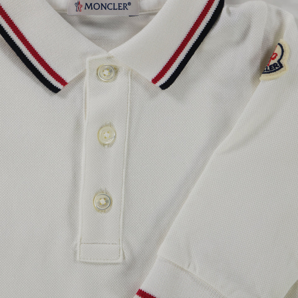 Moncler Baby Boys Playsuit  White