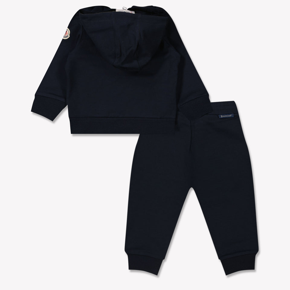 Moncler Baby Jongens Joggingpak In Navy