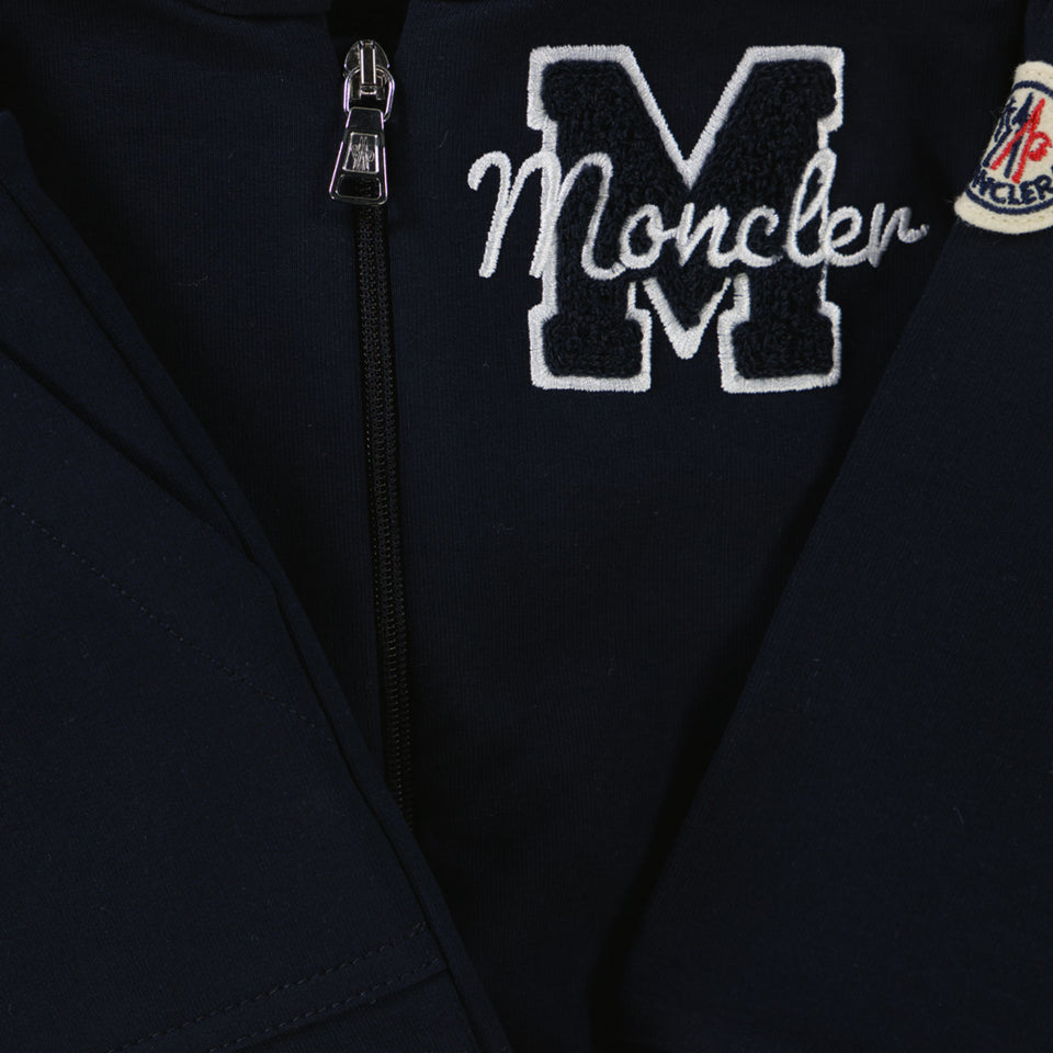 Moncler Baby Jongens Joggingpak In Navy