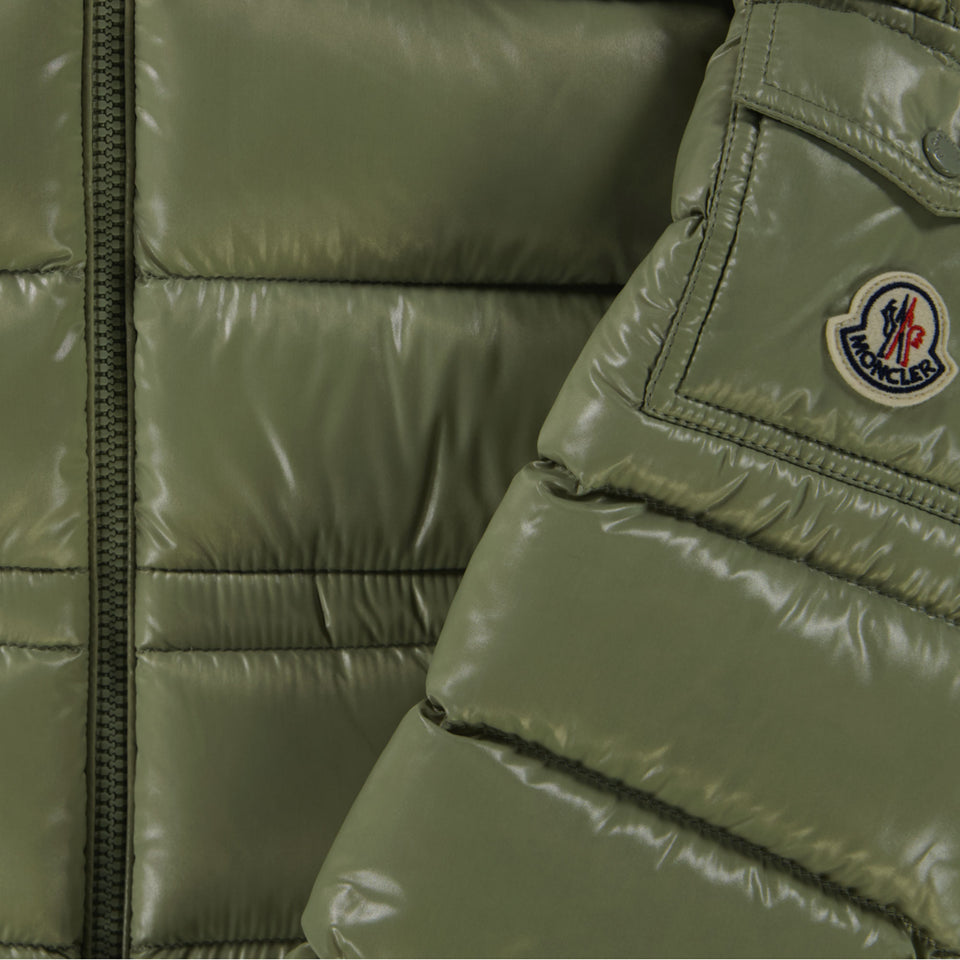Moncler Maire Kinder Meisjes Winterjas In Licht Groen