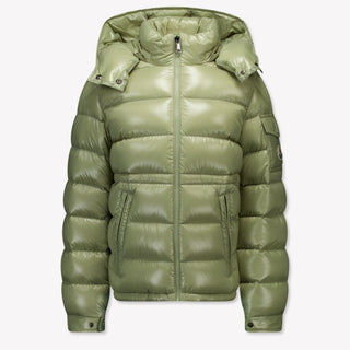 Moncler Maire Kinder Meisjes Winterjas In Licht Groen