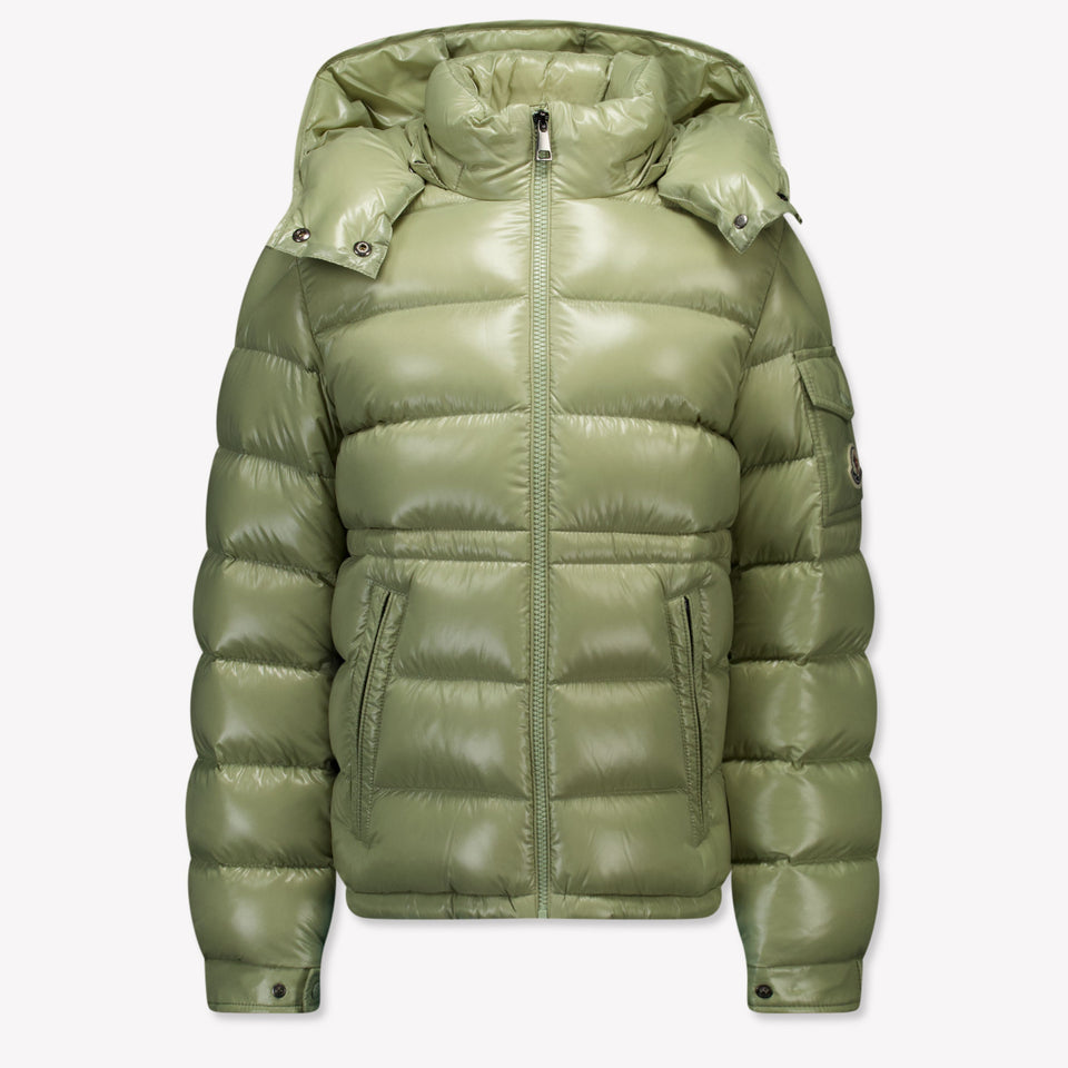 Moncler Maire Kinder Meisjes Winterjas In Licht Groen